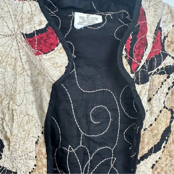 Alfred Dinner Vintage Women’s Quilted Open Jacket Size 6 Petite Embroidered - Picture 8 of 8